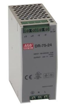 MeanWell DR-75-24 Mean Well 1173 фото, купить, цена, магазин
