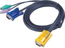 ATEN 2L-5210P Шнур мон+клав+мышь PS/2 SPHD15=>HD DB15+2x6MINI-DIN Aten 2L-5210P фото, купить, цена, магазин