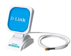 Directional indoor antenna/ 6dBi/68 deg/1.5m Filotex extension cable/RP-SMA to RP-TNC adapter D-Link ANT24-0600 фото, купить, цена, магазин
