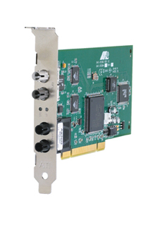 ACPI compliant 10FL (ST) and 100FX (SC) 32-bit PCI 2.2 adapter; Single Pack Allied Telesis AT-2746FX/ST/SC фото, купить, цена, магазин