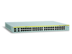 48 Port POE Stackable Managed Fast Ethernet Switch with Two 10/100/1000T / SFP Combo uplinks Allied Telesis AT-8000S/48POE фото, купить, цена, магазин