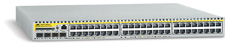 MultiIayer IPv4 and IPv6 switch with 48 x 10/100BASE-T copper ports and 4 x 1000BASE-X SFP uplinks. DC PSU + NCB1 Allied Telesis AT-8948A-80 фото, купить, цена, магазин
