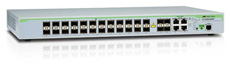 Layer 2 Switch with 24-SFP fiber (unpopulated) ports plus 4 active 10/100/1000T / SFP Combo ports (unpopulated). ECO SWITCH. Extended Temp Allied Telesis AT-9000/28SP-E фото, купить, цена, магазин