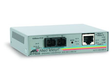 10/100TX to 100FX (SC) single-mode (40km) 2 port switch with Enhanced Missing Link Allied Telesis AT-FS232/2 фото, купить, цена, магазин