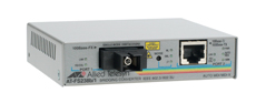 Single-fiber 10/100M bridging converter with 1310Tx/1550Rx, 15km reach, operating temperature of 65C Allied Telesis AT-FS238A-1 фото, купить, цена, магазин
