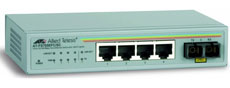 Layer 2 Switch Unmanaged, 4 x 10/100TX + 100FX(SC) Allied Telesis AT-FS705EFC/SC фото, купить, цена, магазин