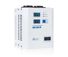 Стабилизатор AVR-2000-F(2000Вт), LED-дисплей, Диапазон работы AVR: 140-280В, 2 вых., 1.2 м., Чёрно-синий SVC AVR-2000-F фото, купить, цена, магазин
