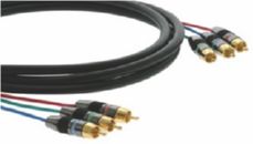 Кабель 3 RCA на 3 RCA (Вилка - Вилка), 0,9 м Kramer C-R3VM/R3VM-3 / 98-0201003 фото, купить, цена, магазин