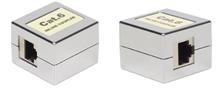 CA-8P8C-C6-SH-F-WH Проходной адаптер (coupler), RJ-45(8p8c), категория 6, полный экран Hyperline CA-8P8C-C6-SH-F-WH фото, купить, цена, магазин