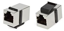 CA2-KJ-C5e-SH-WH Проходной адаптер (coupler), RJ-45(8P8C) формата Keystone Jack, категория 5e, 4 пары, экранированный, белый Hyperline CA2-KJ-C5e-SH-WH фото, купить, цена, магазин