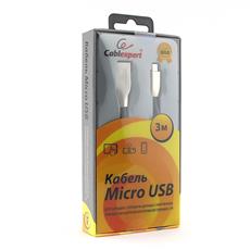 Кабель USB 2.0 Cablexpert CC-G-mUSB01Bk-3M, AM/microB, серия Gold, длина 3м, черный, блистер Cablexpert CC-G-mUSB01Bk-3M фото, купить, цена, магазин