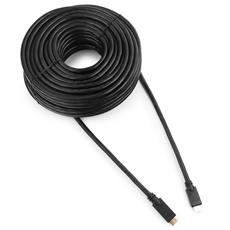 Кабель HDMI Cablexpert CC-HDMI4-30M, 30м, v2.0, 19M/19M, черный, позол.разъемы, экран, однонаправленный, пакет Cablexpert CC-HDMI4-30M фото, купить, цена, магазин
