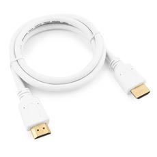 Кабель HDMI Cablexpert CC-HDMI4-W-1M, 1м, v2.0, 19M/19M, белый, позол.разъемы, экран, пакет Cablexpert CC-HDMI4-W-1M фото, купить, цена, магазин