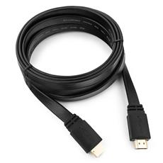 Кабель HDMI Cablexpert CC-HDMI4F-10, 3м, v1.4, 19M/19M, плоский кабель, черный, позол.разъемы, экран, пакет Cablexpert CC-HDMI4F-10 фото, купить, цена, магазин