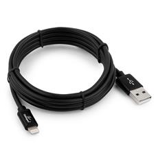 Кабель Cablexpert для Apple CC-S-APUSB01Bk-1.8M, AM/Lightning, серия Silver, длина 1.8м, черный, блистер Cablexpert CC-S-APUSB01Bk-1.8M фото, купить, цена, магазин