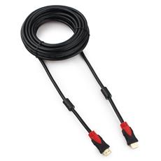 Кабель HDMI Cablexpert, серия Silver, длина 7,5 м, v1.4, M/M, позол.разъемы, феррит. кольца, коробка Cablexpert CC-S-HDMI03-7.5M фото, купить, цена, магазин