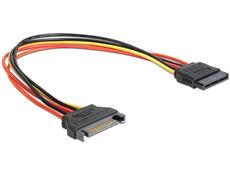 Удлинитель кабеля питания SATA Cablexpert CC-SATAMF-01, 15pin(M)/15pin(F), 30см Cablexpert CC-SATAMF-01 фото, купить, цена, магазин