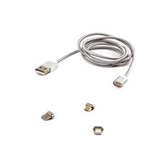 Кабель магнитный USB 2.0 Cablexpert CC-USB2-AMLM31-1M, AM/TypeC - microBM 5P - iPhone lightning, комбо кабель, 1м, алюминиевые разъемы, коробка Cablexpert CC-USB2-AMLM31-1M фото, купить, цена, магазин
