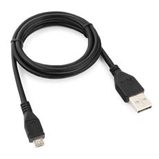 Кабель USB 2.0 Pro Cablexpert CCP-mUSB2-AMBM-1M, AM/microBM 5P, 1м, экран, черный, пакет Cablexpert CCP-mUSB2-AMBM-1M фото, купить, цена, магазин