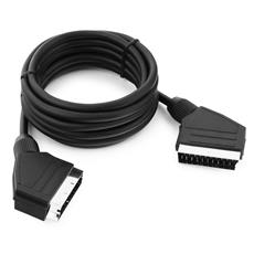 Кабель аудио/видео Cablexpert CCV-518, SCART / SCART, 21pin, 3м Cablexpert CCV-518-3M фото, купить, цена, магазин