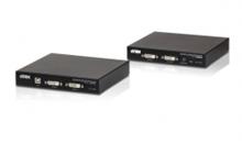 USB, DVI, КВМ-удлинитель c поддержкой Dual View и HDBaseT™ 2.0 (1920 x 1200 100 м) Aten CE624 фото, купить, цена, магазин