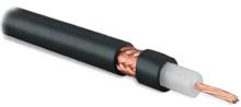 COAX-RG213 Кабель коаксиальный RG-213, 50 Ом, жила - 13 AWG (7x0.75мм), черный Hyperline COAX-RG213 фото, купить, цена, магазин