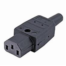 Hyperline CON-IEC320C13 Разъем IEC 60320 C13 220В 10A на кабель (плоские контакты внутри разъема) Hyperline CON-IEC320C13 фото, купить, цена, магазин
