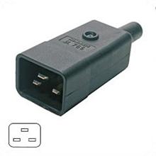 Hyperline CON-IEC320C20 Разъем IEC 60320 C20 220В 16A на кабель Hyperline CON-IEC320C20 фото, купить, цена, магазин