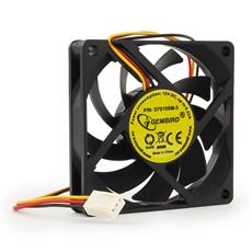 Вентилятор Gembird, 70x70x15, втулка, 3 pin, провод 25 см Gembird D7015SM-3 фото, купить, цена, магазин