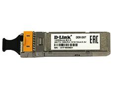 1-port mini-GBIC 1000Base-LX SMF WDM SFP Tranceiver (up to 10km, support 3.3V power, LC connector) D-Link DEM-330T фото, купить, цена, магазин