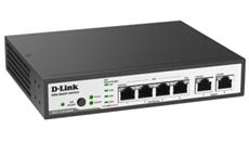 4 10/100Base-TX PoE ports + 2 10/100/1000Base-T Ports Metro Ethernet Switch D-Link DES-1100-06MP фото, купить, цена, магазин