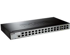24-Port SFP (100Mbps) + 4 combo 1000BASE-T/SFP, L2 Management Switch, 19 D-Link DES-3200-28F фото, купить, цена, магазин
