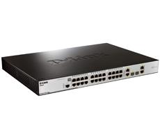 24-Port 10/100Mbps PoE + 2 Combo 1000BASE-T/SFP + 2 10/100/1000BASE-T L2 Management Switch PoE up to 30W on port, Power Budget 1 D-Link DES-3200-28P фото, купить, цена, магазин