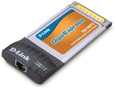 1-port UTP 10/100/1000Mbps Auto-sensing, 32-bit PCMCIA CardBus D-Link DGE-660TD фото, купить, цена, магазин