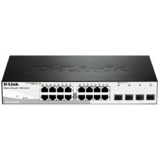Gigabit Smart Switch with 16 10/100/1000Base-T ports and 4 Gigabit MiniGBIC (SFP) ports 802,3x Flow Control, 802,3ad Link Aggreg D-Link DGS-1210-20/ME фото, купить, цена, магазин