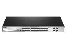 24 ports 1000Base-X SFP + 4 ports 10GBase-X SFP+ Switch D-Link DGS-1510-28XS/ME/A1A фото, купить, цена, магазин