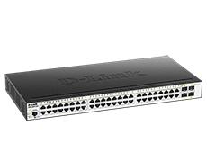 L2 Managed Switch with 48 10/100/1000Base-T ports and 4 10GBase-X SFP+ ports D-Link DGS-3000-52X фото, купить, цена, магазин