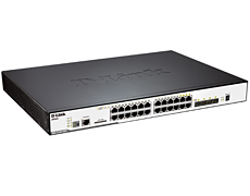 24-Port Managed L2+ PoE Gigabit Switch, physical stacking D-Link DGS-3120-24PC фото, купить, цена, магазин