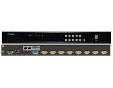 8 Port KVM over IP SWITCH Rackmount 8 console port , 1 10/100BASE-TX port, 1 USB 2,0 B type port BIOS level access, Virtual Stor D-Link DKVM-IP8 фото, купить, цена, магазин