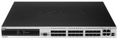 24-port SFP L3 Stackable Management Switch with 4 Combo 10/100/1000Base-T ports and 3 open slots for optional 10GE modules Redun D-Link DL-DGS-3627G_RFB фото, купить, цена, магазин