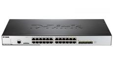 L2+ Unified Wired/Wireless Gigabit Switch 20 10/100/1000Base-T Gigabit Ethernet Ports, 4 Combo 10/100/1000Base-T/SFP, 1 RJ-45 Ex D-Link DL-DWS-3160-24TC фото, купить, цена, магазин