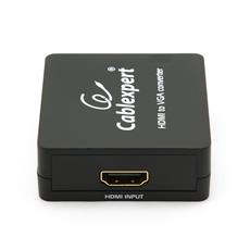 Конвертер HDMI->VGA, Cablexpert DSC-HDMI-VGA-001, HD19FxHD15F Cablexpert DSC-HDMI-VGA-001 фото, купить, цена, магазин