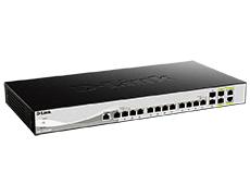 10 Gigabit Ethernet Smart Switch with 12-port 10GBASE-T + 2-port SFP+ and 2-port 10GBASE-T/SFP+ D-Link DXS-1210-16TC фото, купить, цена, магазин