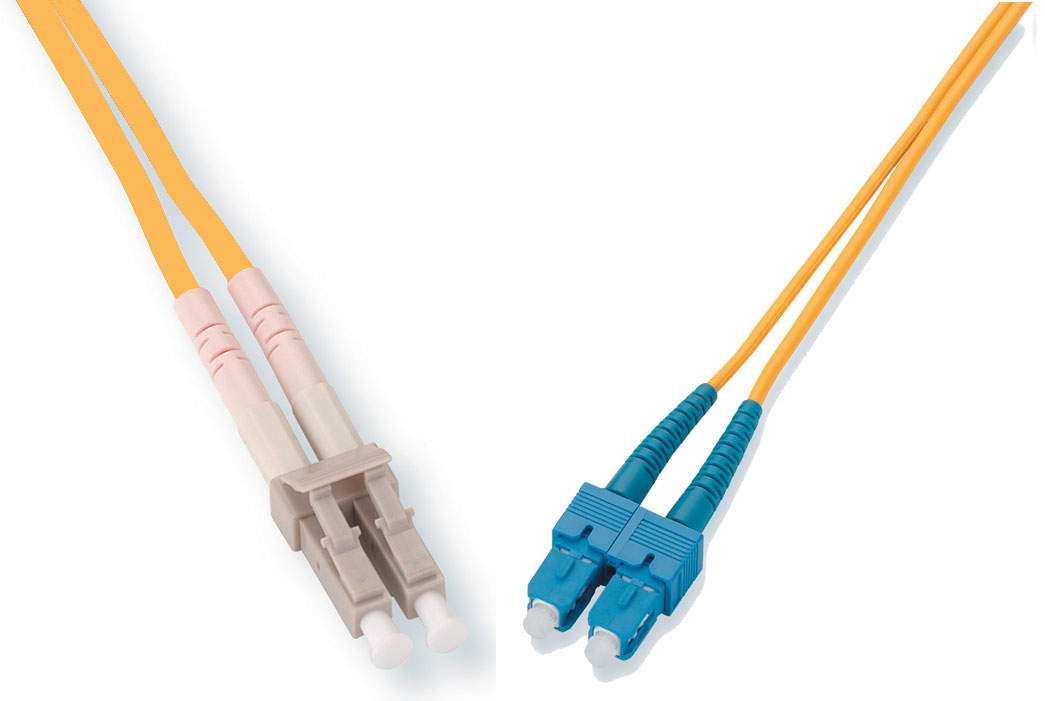 Оптоволоконный патч-корд 50/125, LC-FC UPC, duplex, 3х2 мм, PVC, 3 метра AESP FC50-9/5-3M фото, купить, цена, магазин