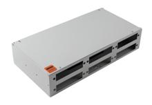 Hyperline FO-19R-2U-6xSLT-W140H42-48UN-GY Бокс оптический универсальный 19" Hyperline FO-19R-2U-6xSLT-W140H42-48UN-GY фото, купить, цена, магазин