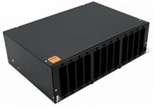 Hyperline FO-19V-3U-12xSLT-W130H30-96UN-BK Бокс оптический универсальный 19 Hyperline FO-19V-3U-12xSLT-W130H30-96UN-BK фото, купить, цена, магазин