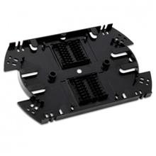 Hyperline FO-SPL01-HLD-BK Сплайс-кассета оптическая для боксов FO-19R (аналог КУ-01) с двумя ложементами (без крышки) Hyperline FO-SPL01-HLD-BK фото, купить, цена, магазин