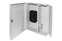 Hyperline FO-WBX-12xSLT-W140H42-96UN-GY Бокс оптический универсальный настенный Hyperline FO-WBX-12xSLT-W140H42-96UN-GY фото, купить, цена, магазин