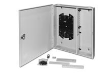Hyperline FO-WBX-4xSLT-W140H42-32UN-GY Бокс оптический универсальный настенный Hyperline FO-WBX-4xSLT-W140H42-32UN-GY фото, купить, цена, магазин
