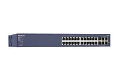 Управляемый Smart-коммутатор на 24FE+2GE+2SFP(Combo) портов (из них 24FE порта с PoE), PoE бюджет до 192 Вт NetGear FS728TP-100EUS фото, купить, цена, магазин